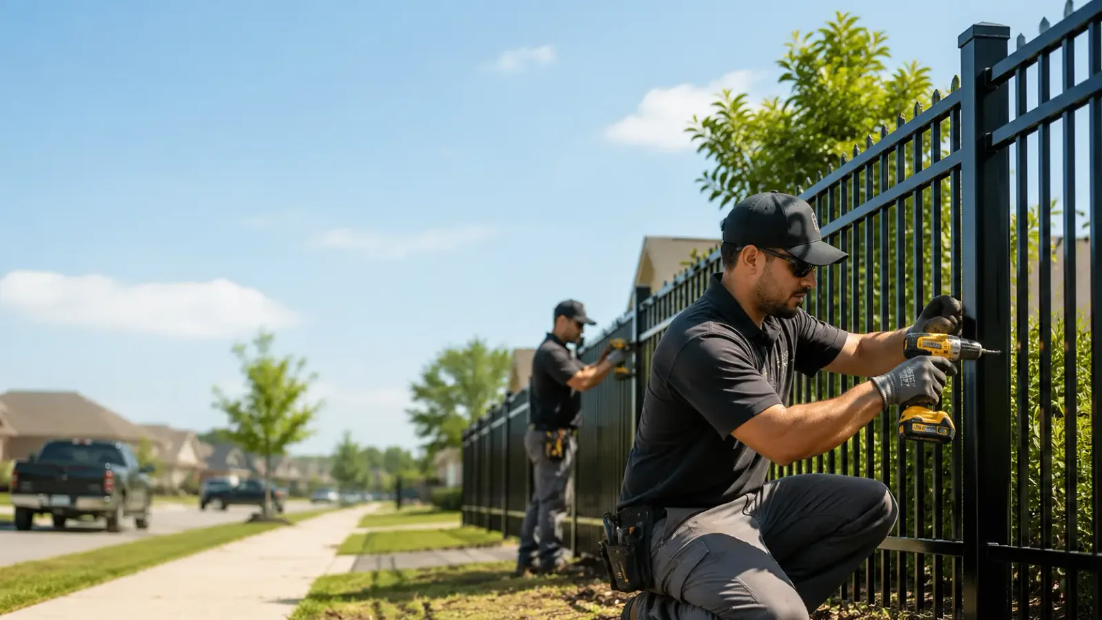 Metal Fence Installation in De Valls Bluff, AR